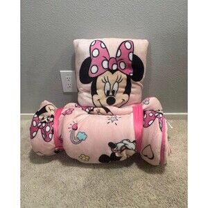 Disney Minnie Mouse Pink Plush Sleeping Bag